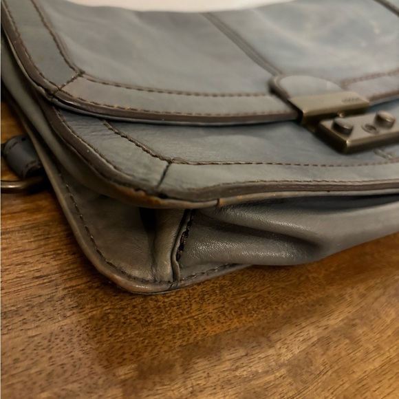 Vintage blue/grey FOSSIL leather bag - Picture 10 of 12